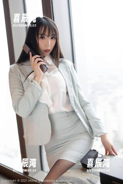 魅妍社-大奶昔Kyra 魅妍社 - 纯白连衣裙下,大奶昔Kyra的全套作品拿捏得恰到好处,想问哪位摄影师?